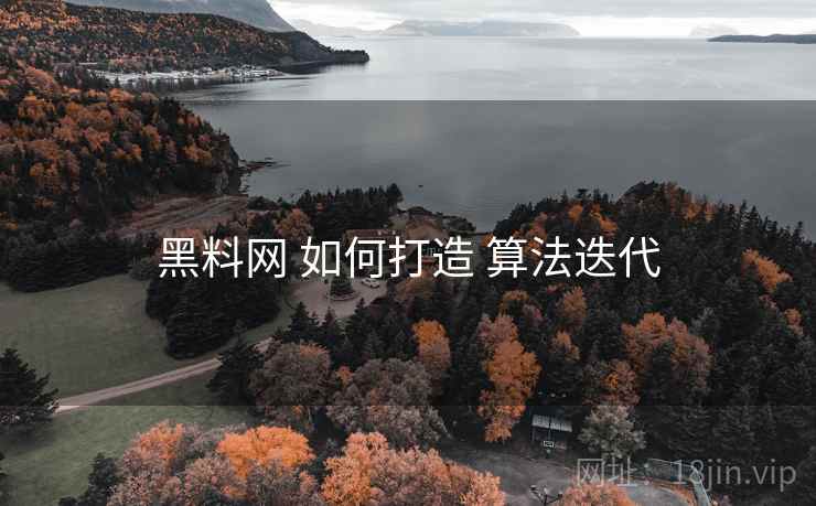 黑料网 如何打造 算法迭代