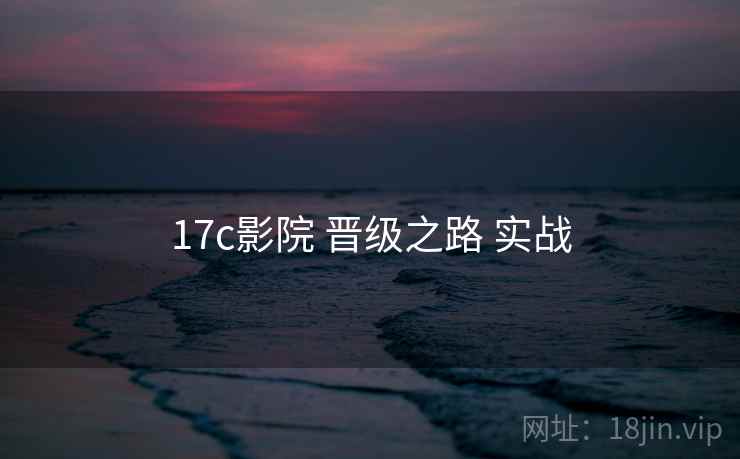 17c影院 晋级之路 实战