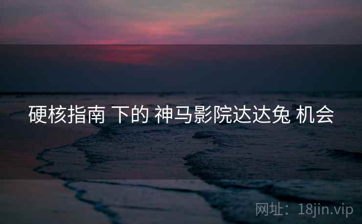 硬核指南 下的 神马影院达达兔 机会