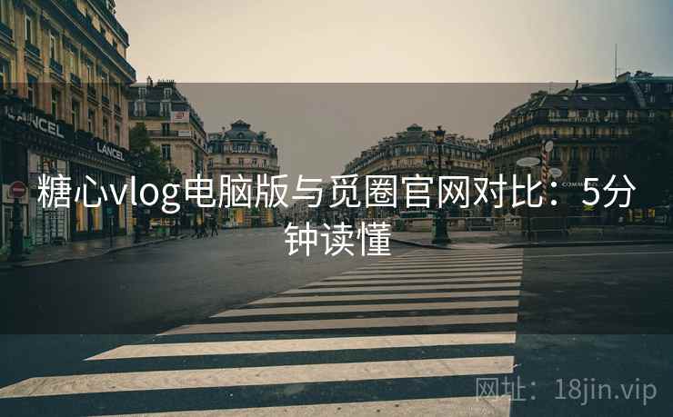 糖心vlog电脑版与觅圈官网对比：5分钟读懂